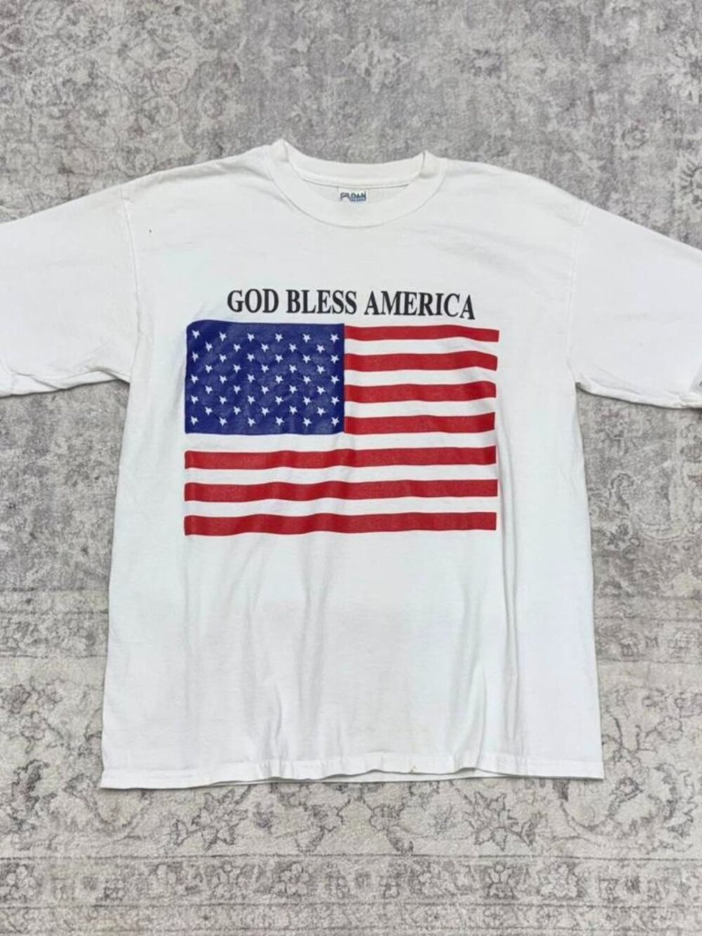 vintage American flag tshirt